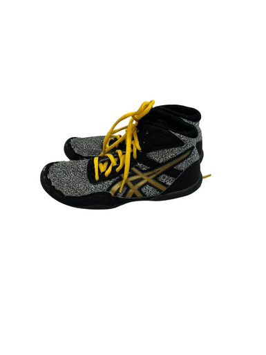 Used Asics MAT FLEX Wrestling Shoes Black Junior 03 11692-S000141286