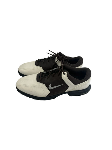 Used Nike POWER CHANNEL HERITAGE Mens Golf Shoes White Senior 9 11692-S000141521