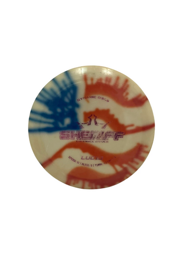 Used Dynamic Discs LUCID SHERIFF Disc Golf Driver Red 174g 11692-S000141536