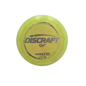 Used Discraft ESP NUKE OS Disc Golf Driver Yellow 175g 11692-S000141552