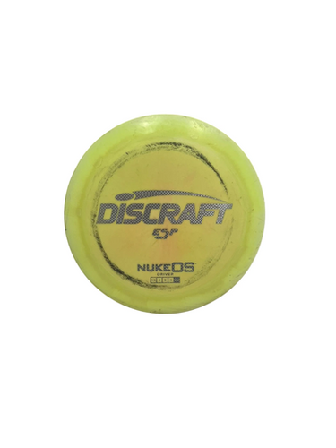 Used Discraft ESP NUKE OS Disc Golf Driver Yellow 175g 11692-S000141552