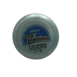 Used Discraft TI NUKE Disc Golf Driver Grey 169g 11692-S000141559