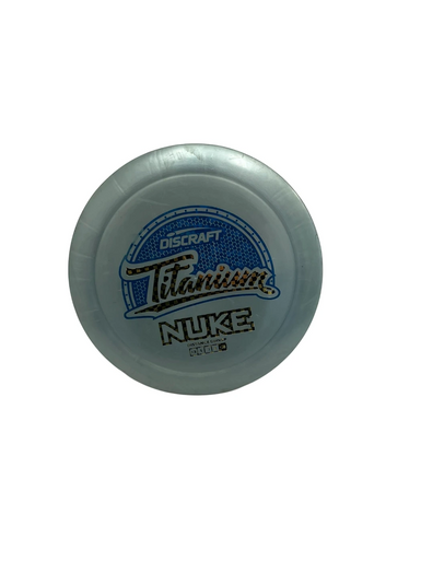 Used Discraft TI NUKE Disc Golf Driver Grey 169g 11692-S000141559