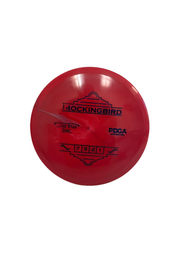 Used Lone Star Disc MOCKINGBIRD Disc Golf Driver Red 171g 11692-S000141567