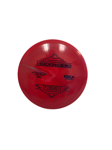Used Lone Star Disc MOCKINGBIRD Disc Golf Driver Red 171g 11692-S000141567