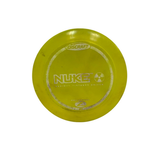 Used Discraft Z NUKE Disc Golf Driver Yellow 175g 11692-S000141582