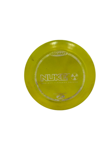 Used Discraft Z NUKE Disc Golf Driver Yellow 175g 11692-S000141582