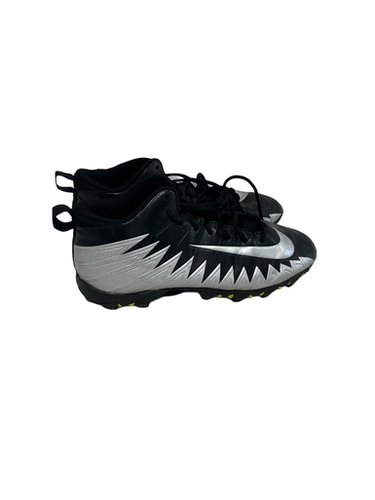 Used Nike ALPHA MENACE SHARK Adult FB Cleats Black Senior 11 11692-S000141306