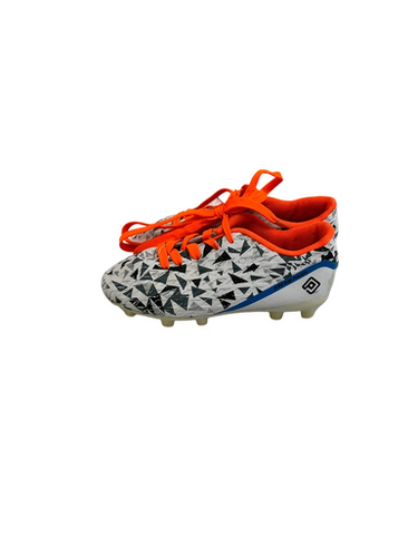 Used Dream Pairs Soccer Cleats White And Orange Youth 12.0 11692-S000141347