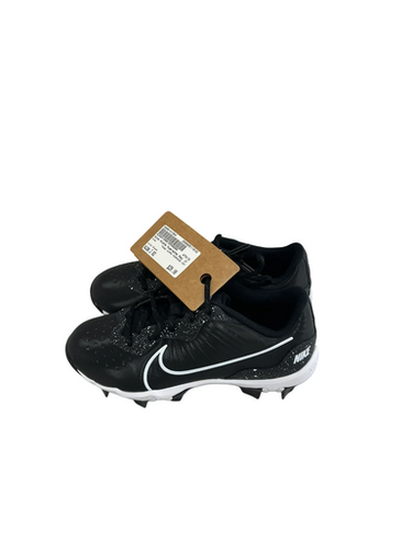 Used Nike ALPHA HUARACHE KEY BB/SB Cleats Black Junior 02 11692-S000141354