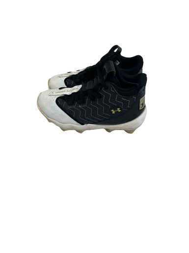 Used Under Armour BH BB/SB Cleats Black And White Junior 01.5 11692-S000141376