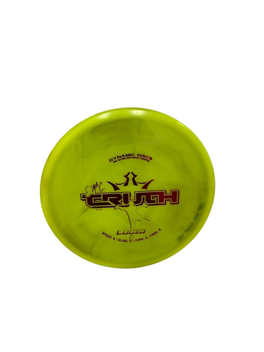 Used Dynamic Discs LUCID TRUTH Disc Golf Driver Optic Yellow 180g 11692-S000141398