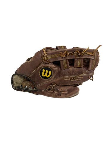Used Wilson A9735 PRO SERIES BB/SB Glove RH Throw Brown 12" 11692-S000141407