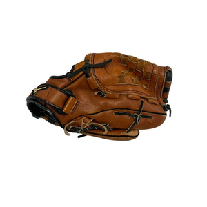 Used Mizuno POWER CLOSE BB/SB Glove RH Throw Brown 12" 11692-S000141452