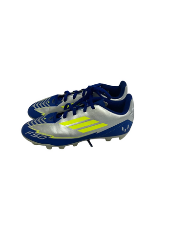 Used Adidas MESSI F50 Soccer Cleats Silver Junior 03 11692-S000141460