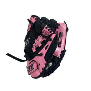 Used Franklin 4510 BB/SB Glove T-ball Black And Pink 9 1/2" 11692-S000141463