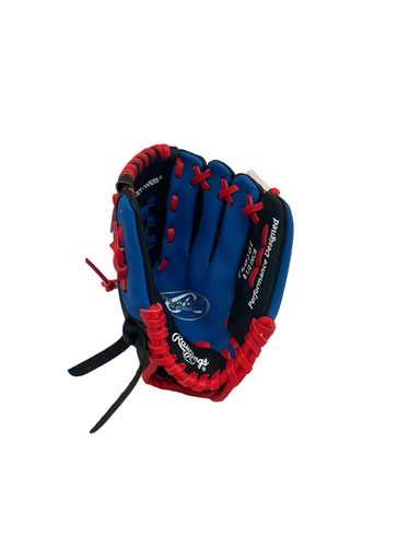 Used Rawlings PLAYERS SERIES BB/SB Glove T-ball Black/Navy/Red 8" 11692-S000141464