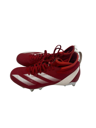 Used Adidas ADIZERO IMPACT Adult FB Cleats Red Senior 10 11692-S000141498
