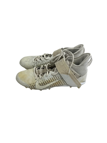 Used Nike ALPHA MENACE VARSITY Adult FB Cleats White Senior 8 11692-S000141505