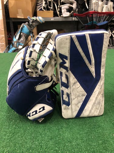Senior CCM Premier II Goalie Gloves & Blockers Regular (Used)