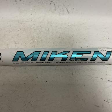 Used Miken Primo MSA4PRML-27 Slowpitch Bat White And Carolina Blue 34" 11855-S000191016