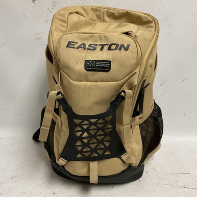Used Easton WALK-OFF NX ELITE BB/SB Player Backpack Black And Tan 11855-S000191014