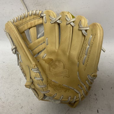 Used Rawlings Pro Preferred PROSNP4-7CW Baseball Glove RH Throw Almond 11 1/2" 11855-S000191015