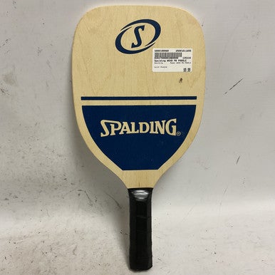Used Spalding WOOD Pickleball Paddle Almond 11855-S000190989