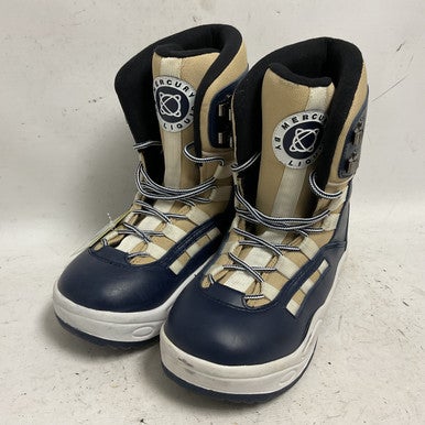 Used Liquid MERCURY Mens Snowboard Boots Navy Blue Senior 8 11855-S000190980