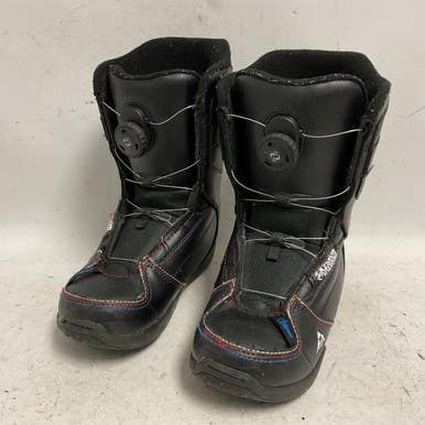Used K2 VANDAL BOA Boys Snowboard Boots Black Junior 03 11855-S000190979