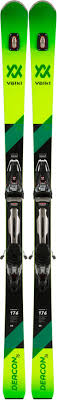 Men's 2020 All Mountain 181 cm Volkl Deacon 76 Skis With Bindings Max Din 12 (Used)