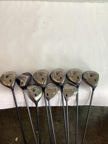 Callaway Big Bertha Lot Of 9 Drivers Assorted Lofts And Flex (6 RH And 3 LH)