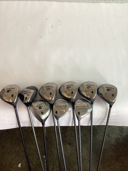 Callaway Big Bertha Lot Of 9 Drivers Assorted Lofts And Flex (6 RH And 3 LH)
