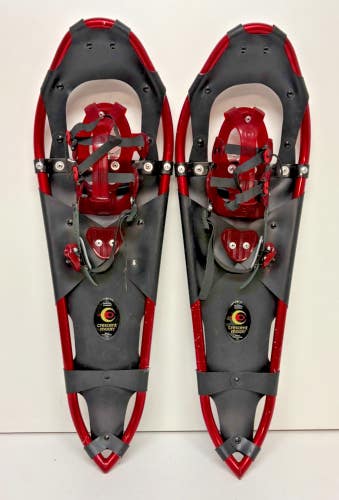 Crescent Moon Boulder CO 10" x 32" Backcountry Snowshoes Red Fast Shipping