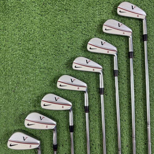 Nike VR TW Tiger Woods Blades Iron Set 3-PW Dynamic Gold S300 Stiff Flex RH