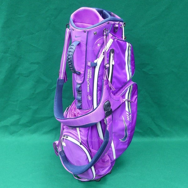 Nike Xtreme Sport IV Magenta/White 8-Way Golf Stand Bag w/ Raincover