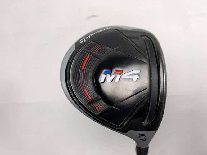 TaylorMade M4 5 Fairway Wood 18* Fujikura Atmos 5R Regular Graphite Mens RH