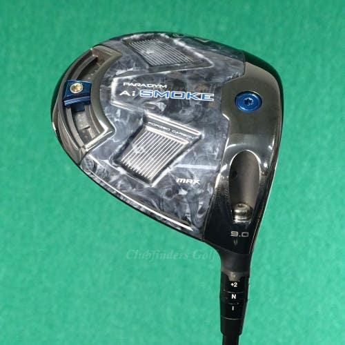 Callaway Paradym Ai Smoke Max 9 Driver Kai'li White 60-S Graphite Stiff w/HC