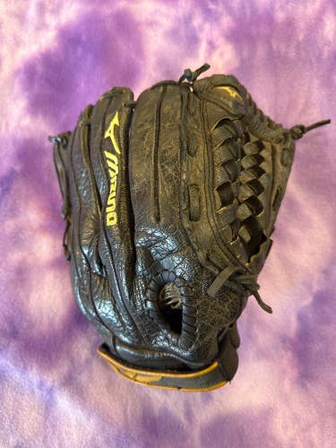 Black Mizuno Power Close RH Pitcher's Baseball Glove 11.5" (Used)