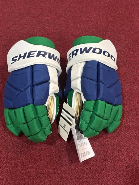 Carolina Hurricanes Sher-Wood Rekker Gloves 14" Pro Stock (New) Item#CTW