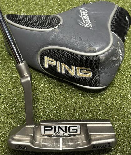 PING Karsten Anser 2 Blade Putter Right Hand 35" w/ Headcover