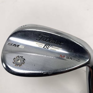 Titleist Vokey SM6 Tour Chrome Lob Wedge LW 58* 8 M-Grind Tour Extra Stiff RH