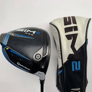 TaylorMade SIM2 MAX Driver 9* Tensei Blue Raw AV Series 60g Stiff RH HC
