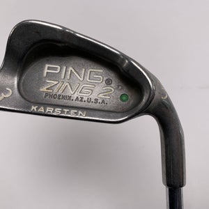 Ping Zing 2 Single 3 Iron Green Dot 2* Up Karsten Regular Steel Mens RH