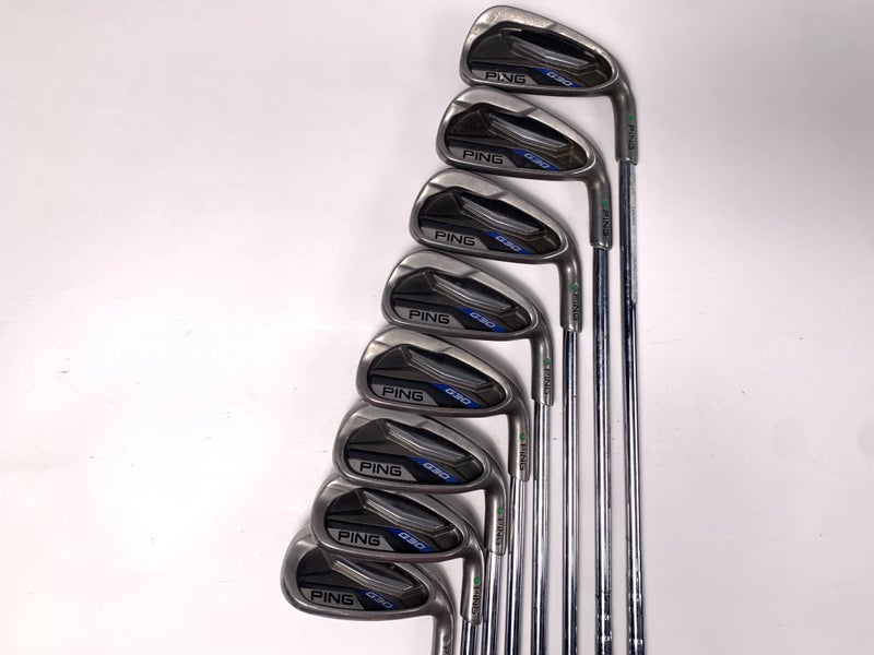 Ping G30 Iron Set 4-PW+SW Green Dot 2* Up True Temper XP 95 S300 Stiff RH