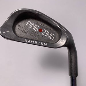 Ping Zing Single 1 Iron Red Dot 1* Flat Karsten JZ Stiff Steel Mens RH