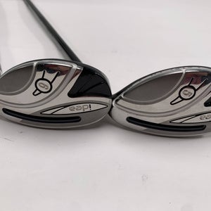 Adams Idea Womens 2014 5 & 6 Hybrid Set 25* 28* Idea 50g Ladies RH