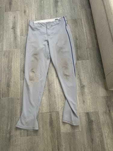 Harrison Bader game used Nike Gray Men's Size 34-33 Adult Nike Game Pants (Used)