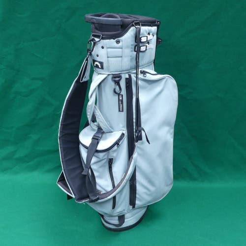 Jones Sports Co Utility Trouper Clay Green 5-Way Golf Stand Bag w/ Raincover