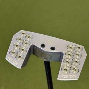 Used Lab Golf Mezz.1 MAX Broomstick 46" Putter Charcoal Accra +HC